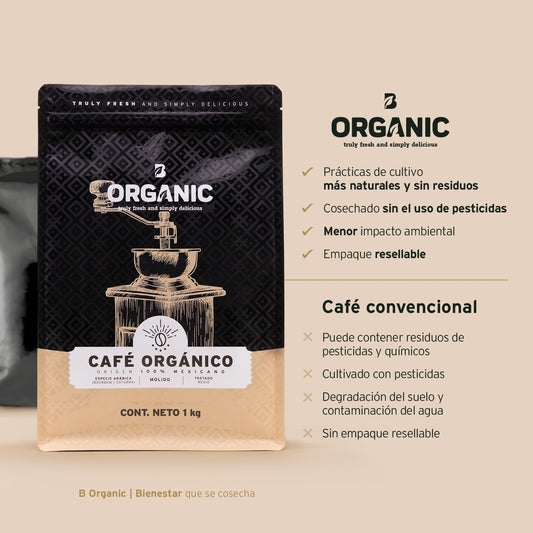 Café 100% Orgánico molido